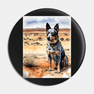 Australian Cattle Dog Pin