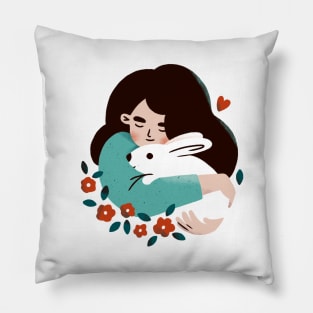 Rabbit Hug Pillow