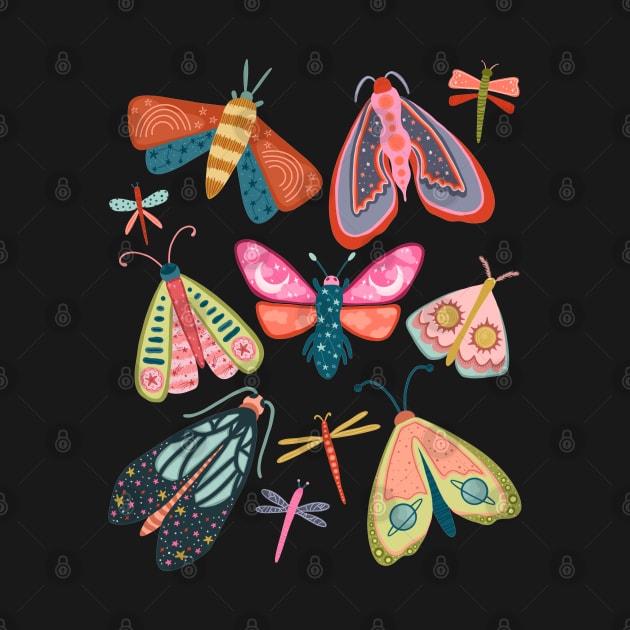 Celestial moths by DoodlyDays