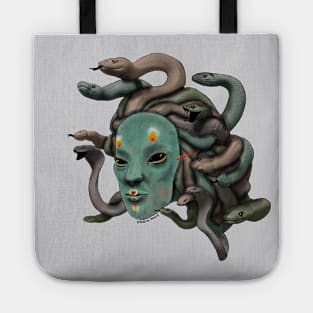 Mask of medusa Tote