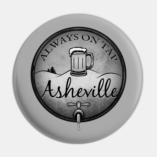 Always On Tap - Asheville Beer - BW 22 Pin