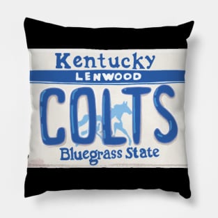 Hoops Lenwood Colts Number Plate Pillow