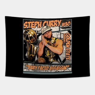 Steph Curry \\\ Retro Classic Comics Tapestry