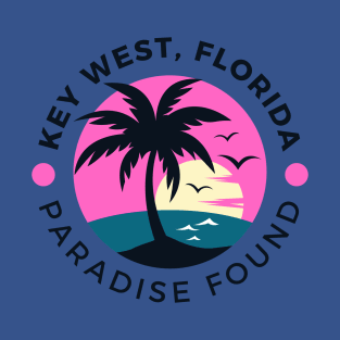 Key West Florida Paradise Found Design T-Shirt