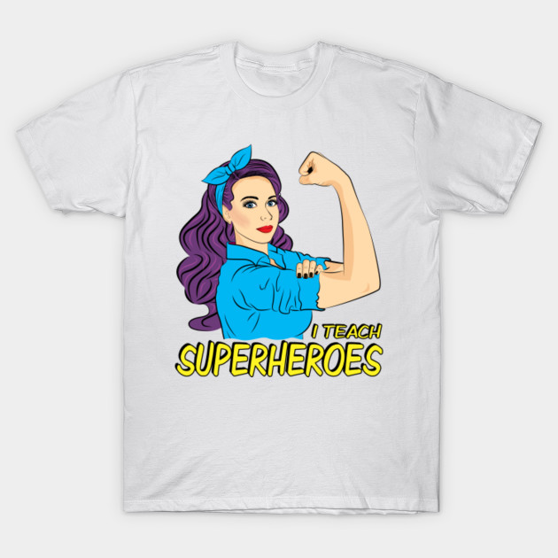 teacher superhero shirt