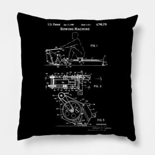 Rowing machine patent, ERG machine lover Pillow