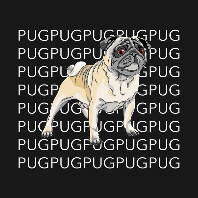 Pug Pug Pug by TeeLand