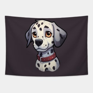 Cute Anime Dalmatian dog Tapestry