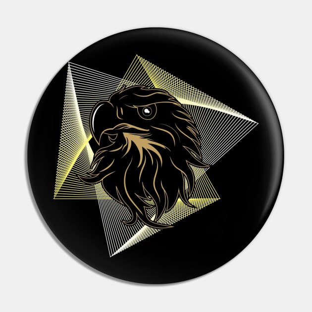 Eagles Head Pin by pitulikur