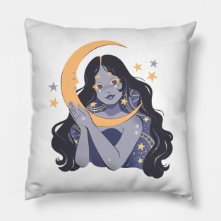 Galaxy girl Pillow