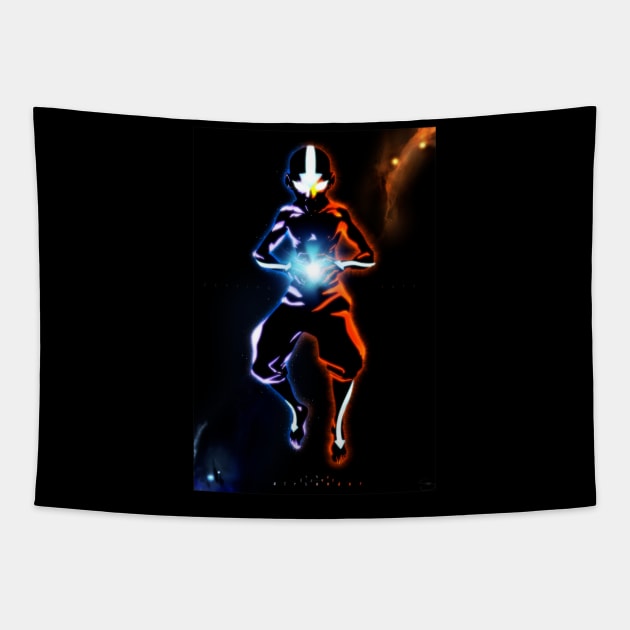 Avatar aang Avatar state Tapestry by Creativeg