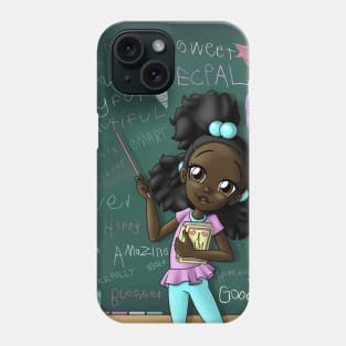 Black Girl and Positive Words Phone Case