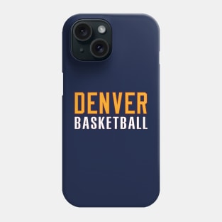 Denver Basketball Phone Case