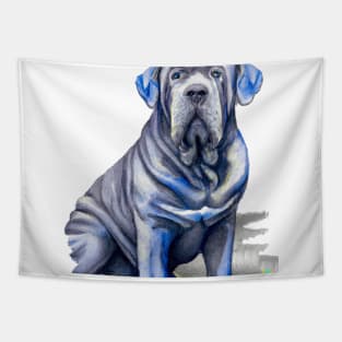 Neapolitan Mastiff Watercolor - Dog Lovers Tapestry