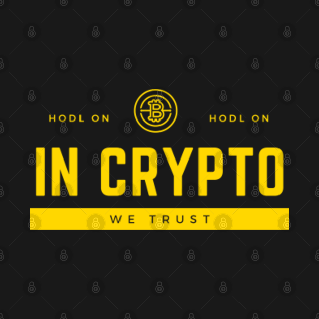 Discover In Crypto we Trust - Gold - Crypto - T-Shirts