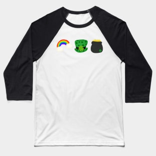 Baseball St Patricks Day Ball Leprechaun Hat Catcher American Flag T-Shirt  - Guineashirt Premium ™ LLC