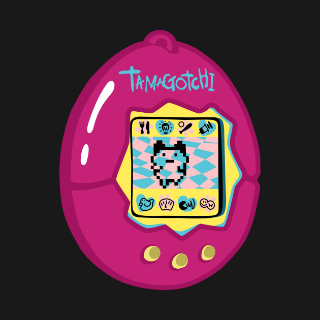 Pink Tamagotchi - Original by NOSSIKKO