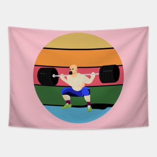 Powerlifter Tapestry