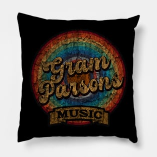 Gram Parsons //Design On tshirt for to all supporters Pillow