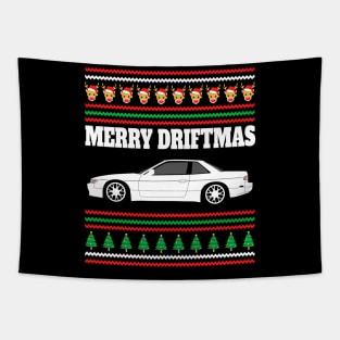 Nissan Silvia S13 Merry Driftmas Tapestry