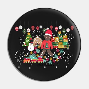 White Chritsmas Pin