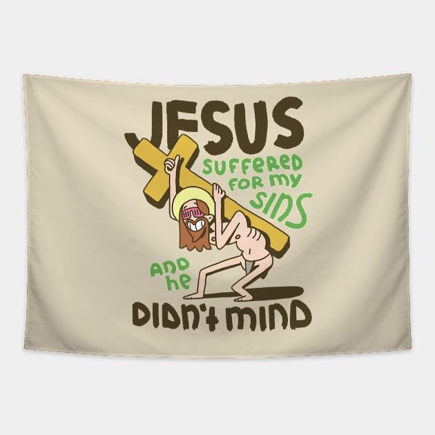 Jesus didn't mind Tapestry by zhuravkov