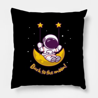 Back to the moon Pillow