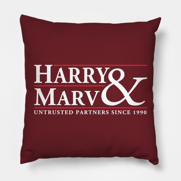 Harry & Marv Pillow by CYCGRAPHX