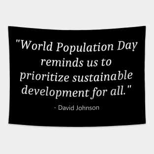 World Population Day Tapestry