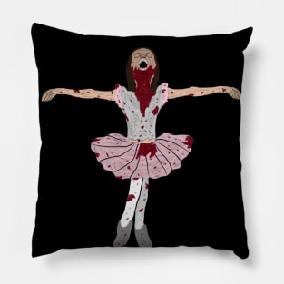 ABIGAIL (vampire ballerina) (painted) Pillow