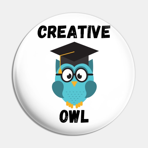 Creative Owl Pin by Valentin Cristescu