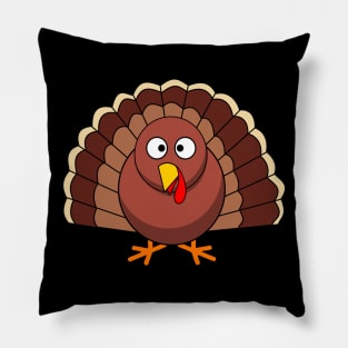 Happy Thanksgiving Turkey Pillow