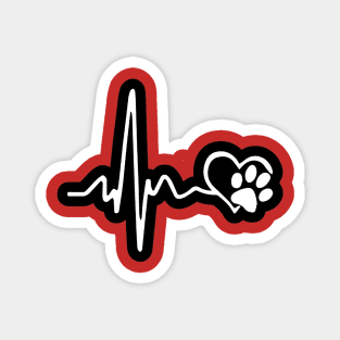 Heartbeat - Dog Lover Magnet