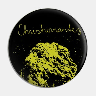 Chris Hernandez Artist (black print) Pin