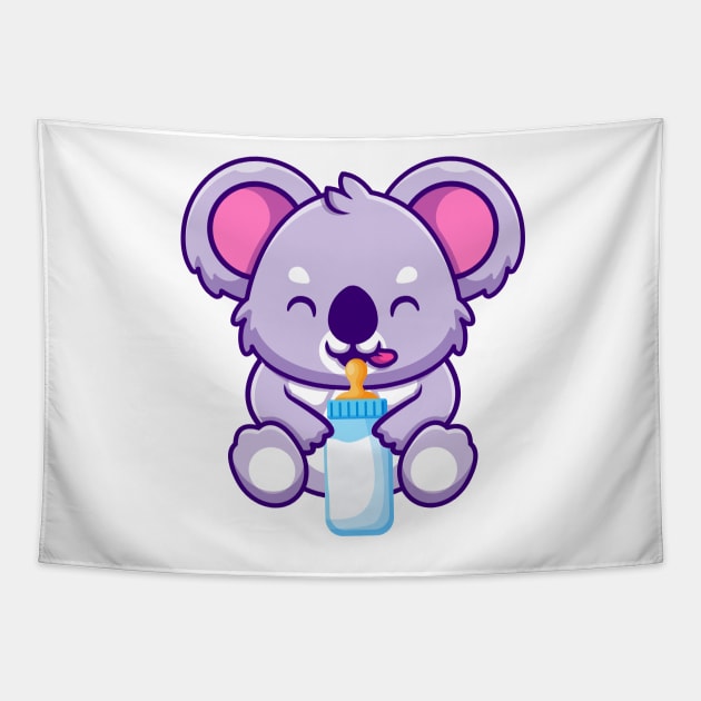 ABDL Baby Koala with Baby Bottle Tapestry by NaughtyBoyz