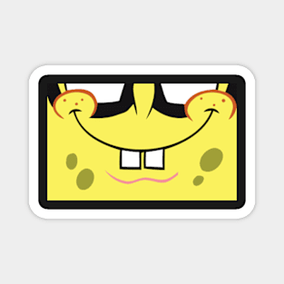 Spongebob Mouth Mask, Vector, Artwork Design Magnet