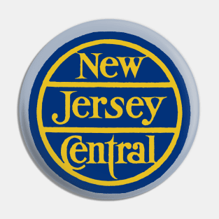 New Jersey Central Railroad Old Pre-1945 Logo Pin