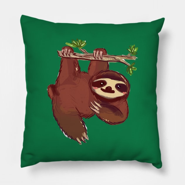 Adorable Sloth Pillow by saradaboru