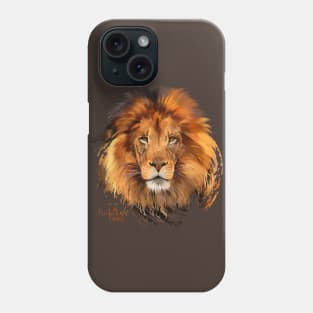 WILD LIFE LION Phone Case