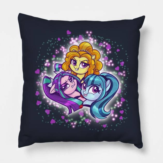 The Dazzlings Pillow by SophieScruggs