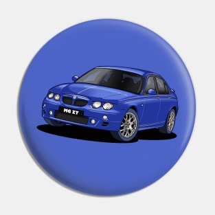 MG ZT saloon in Trophy Blue Pin