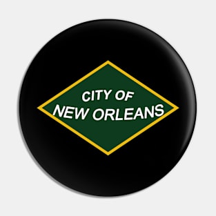 The City of New Orleans Railroad Pin