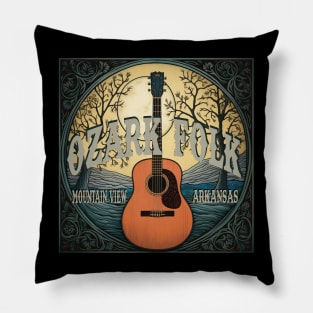 Ozark Folk Mountain View Arkansas Pillow