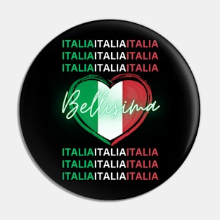 Fan of Italy Pin