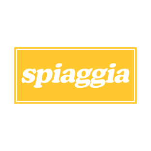 Spiagga Yellow Retro T-Shirt