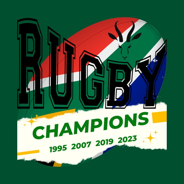 Springbok Rugby Champions by hippyhappy