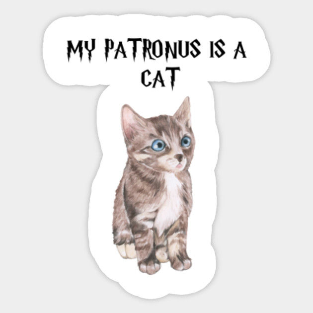 Patronus Cat Lover Quotes Cat Lover Gift Sticker Teepublic
