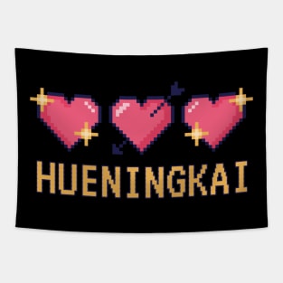 Hueningkai Pixel Heart Valentine TXT Tapestry