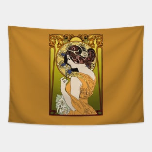 Pre-Raphaelite Girl 4 (Orange) Tapestry