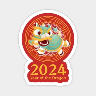 Happy Chinese New Year 2024! Wear Your Dragon Pride with This Fierce Tee Magnet